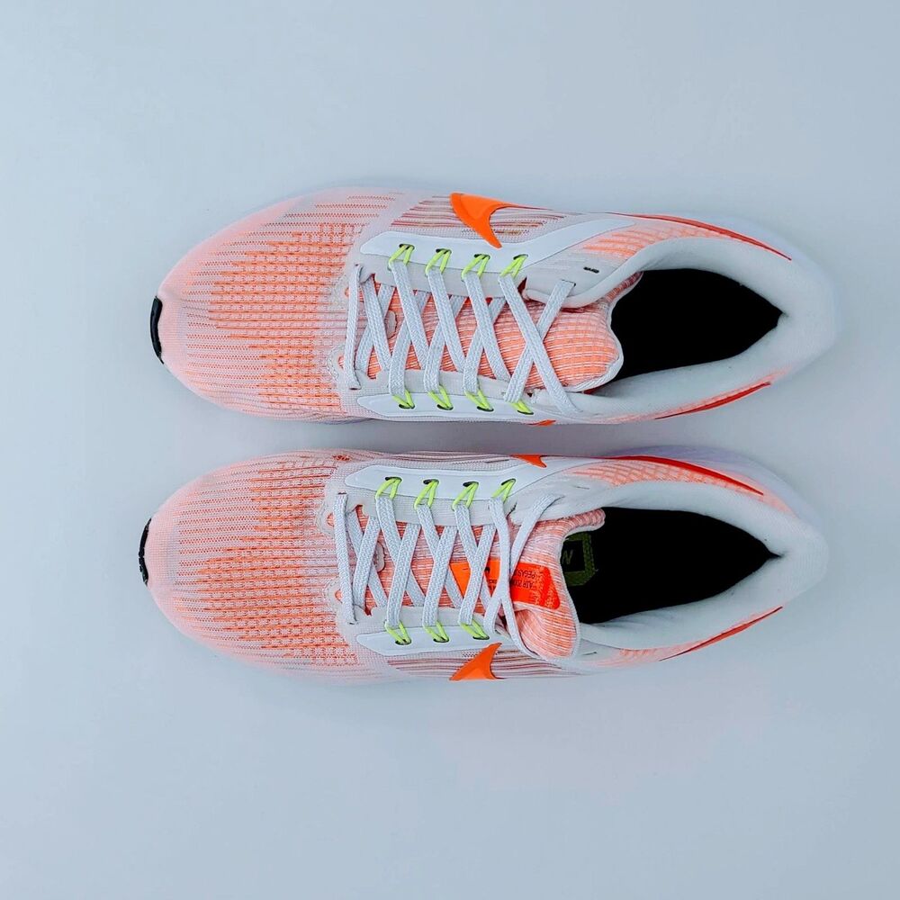 Nike Air Zoom Pegasus 39 White Bright Crimson Running Shoes Men’s 8 - Picture 10 of 12